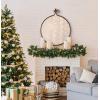 imageKate and Laurel Yitro Round Metal Wall Mirror 235 x 285 Bronze Farmhouse Wall Decor for Any Room