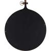 imageKate and Laurel Yitro Round Metal Wall Mirror 235 x 285 Bronze Farmhouse Wall Decor for Any Room