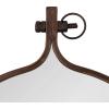 imageKate and Laurel Yitro Round Metal Wall Mirror 235 x 285 Bronze Farmhouse Wall Decor for Any Room