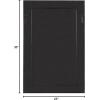 imageKate and Laurel Yuda Wooden Rectangle Framed Wall Mirror 235x35 BlueBlue