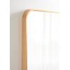 imageKate and Laurel Zayda Radius Rectangle Wall Mirror 30 x 42 Gold Metal Framed Minimalist Rectangular Mirror with Rounded CornersGold