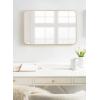 imageKate and Laurel Zayda Radius Rectangle Wall Mirror 30 x 42 Gold Metal Framed Minimalist Rectangular Mirror with Rounded CornersGold