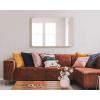imageKate and Laurel Zayda Radius Rectangle Wall Mirror 30 x 42 Gold Metal Framed Minimalist Rectangular Mirror with Rounded CornersGold
