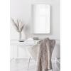 imageKate and Laurel Zayda Radius Rectangle Wall Mirror 30 x 42 Gold Metal Framed Minimalist Rectangular Mirror with Rounded CornersSilver