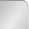imageKate and Laurel Zayda Radius Rectangle Wall Mirror 30 x 42 Gold Metal Framed Minimalist Rectangular Mirror with Rounded CornersSilver
