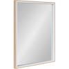 imageKate and Laurel Gibson Coastal Wall Mirror 18 x 24 White and Gray Decorative Rectangle Mirror for WallWhiteNatural