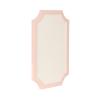 imageKate and Laurel Holbrook Glam Framed Scallop Fabric Pinboard 15 x 24 Pink Decorative Modern Scalloped Bulletin Board for Use as Vision Board or Wall Organization