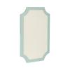 imageKate and Laurel Holbrook Modern Framed Scallop Fabric Pinboard 15 x 24 Green Transitional Scalloped Bulletin Board for Use as Vision Board or Wall Organization