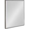 imageKate and Laurel Rhodes Large Framed Decorative Rectangle Wall Mirror 23quot x 29quot Dark Silver Sleek Decorative Wall Mirror with Modern FrameDark Silver