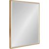 imageKate and Laurel Rhodes Large Framed Decorative Rectangle Wall Mirror 23quot x 29quot Dark Silver Sleek Decorative Wall Mirror with Modern FrameGold
