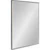 imageKate and Laurel Rhodes Large Framed Decorative Rectangle Wall Mirror 25x37 Dark Silver