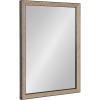 imageKate and Laurel Soniva Traditional Rectangular Wall Mirror 18 x 24 Gold Global Framed Rectangle Vanity Mirror for Use as Bathroom Mirror for Over Sink or Refined Entryway MirrorGold