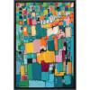 imageKate and Laurel Sylvie Afternoon Delight Framed Canvas Wall Art by Leah Nadeau 23x33 Gold Decorative Abstract Print for WallBlack