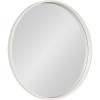 imageKate and Laurel Travis Round Wood Wall Mirror 315quot Diameter Gold Modern Glam Wall Dcor AccentWhite