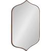 imageKate and Laurel Tyla Modern Wall Mirror 20 x 32 Gold Decorative Vibrant Glam Peaked MirrorBronze