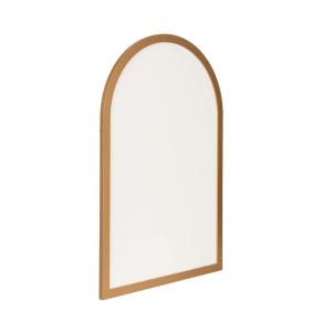 imageKate and Laurel Holbrook Glam Framed Arch Fabric Pinboard 24 x 36 Gold Decorative Modern Arched Bulletin Board for Use as Vision Board or Wall Organization