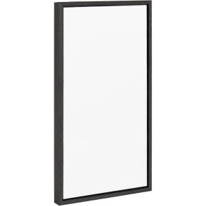 imageKate and Laurel Sylvie Blank Framed Canvas Wall Art 14x265 Gray Modern Empty Canvas for PaintYourOwn Art Ready to Paint Premium Canvas Already FramedDark Gray