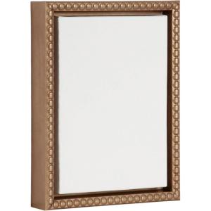imageKate and Laurel Sylvie Blank Framed Canvas Wall Art 8x10 Bright Gold Vintage Modern Empty Canvas for PaintYourOwn Art Ready to Paint Premium Canvas Already FramedBeaded Gold