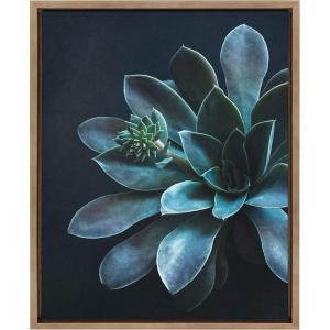 imageKate and Laurel Sylvie Little One Framed Canvas Wall Art by F2Images 18x24 Gold Botanical Art for Wall
