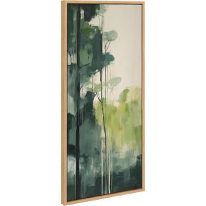 imageKate and Laurel Sylvie Whispering Trees II Framed Canvas Wall Art by Amy Lighthall 315x415 Natural Modern Abstract Tree Landscape Art for WallNatural
