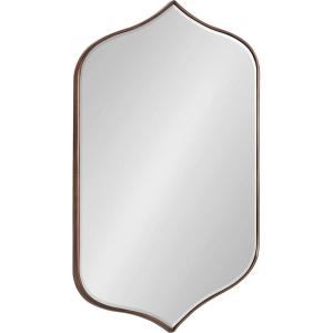 imageKate and Laurel Tyla Modern Wall Mirror 20 x 32 Gold Decorative Vibrant Glam Peaked MirrorBronze