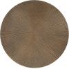 imageKate and Laurel Engles Traditional AdjustableHeight Pedestal Drink Table 10 x 10 x 30 Black and Antique Brass Round Metal Plant Stand with Embossed Sunburst Pattern for Living Room Accent Table