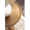 imageKate and Laurel Engles Traditional AdjustableHeight Pedestal Drink Table 10 x 10 x 30 Polished Brass Vintage Round Living Room Pedestal Table for Indoor Plant Stand with Protective Tabletop LipGold