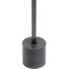 imageKate and Laurel Vanora Modern Metal and Marble Drink Table 10 x 10 x 24 Antique Brass and Black Marble Transitional Round Mini Table with Marble Base for Plant Stand Indoors or Bathtub AccentPewterBlack