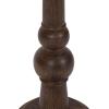 imageKate and Laurel Wegner Traditional Wooden Round Drink Table 12 x 12 x 30 Light Natural Wood Elegant and Durable Mango Wood Pedestal Table for Use as Indoor Plant Stand or Useful Living Room DecorNatural