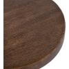 imageKate and Laurel Wegner Traditional Wooden Round Drink Table 12 x 12 x 30 Light Natural Wood Elegant and Durable Mango Wood Pedestal Table for Use as Indoor Plant Stand or Useful Living Room DecorNatural