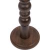 imageKate and Laurel Wegner Traditional Wooden Round Drink Table 12 x 12 x 30 Light Natural Wood Elegant and Durable Mango Wood Pedestal Table for Use as Indoor Plant Stand or Useful Living Room DecorBrown