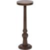 imageKate and Laurel Wegner Traditional Wooden Round Drink Table 12 x 12 x 30 Light Natural Wood Elegant and Durable Mango Wood Pedestal Table for Use as Indoor Plant Stand or Useful Living Room DecorNatural