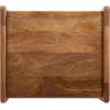 imageKate and Laurel Aarstad Modern Rectangle Mango Wood Side Table 16 x 14 x 22 Walnut Brown MidCentury Arched TwoTier End Table for Use as a Bedroom Nightstand or Living Room Plant Stand