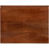 imageKate and Laurel Archvale Modern Mango Wood Side Table with Storage Drawer 18 x 14 x 24 Walnut Brown Transitional Carved Wood End Table with Drawer and Bonus Shelf Below for Bedroom Nightstand