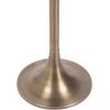 imageKate and Laurel Baronet Modern Cast Aluminum Round Side Table 14 x 14 x 24 Antique Brass Transitional Circle End Table for Use as a Bedroom Nightstand or Living Room Plant Stand OptionGold