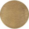 imageKate and Laurel Baronet Modern Cast Aluminum Round Side Table 14 x 14 x 24 Antique Brass Transitional Circle End Table for Use as a Bedroom Nightstand or Living Room Plant Stand OptionGold