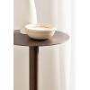 imageKate and Laurel Cannings Modern Metal Round Side Table 14 x 14 x 24 Gunmetal Transitional Sculptural Indoor Plant Stand with Pedestal Base for Living Room End Table or Bedroom NightstandBronze