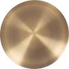 imageKate and Laurel Cannings Modern Metal Round Side Table 14 x 14 x 24 Gunmetal Transitional Sculptural Indoor Plant Stand with Pedestal Base for Living Room End Table or Bedroom NightstandGold