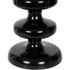 imageKate and Laurel Fondi Modern Metal Round Side Table 12 x 12 x 21 Green Dorm Living Room Stacked Bubble End Table for Use as Bedroom Nightstand or Outdoor Patio Decor OptionBlack
