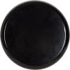imageKate and Laurel Jace Modern Metal Round Side Table 12 x 12 x 18 Beige Transitional Dorm Living Room Scalloped End Table for Use as Bedroom Nightstand or Outdoor Patio Decor OptionBlack