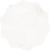 imageKate and Laurel Sanzo Modern Round Side Table 14 x 14 x 24 White Marble and Antique Brass Decorative Circle End Table with Scalloped Marble Tabletop for Indoor Plant Stand or Bedroom NightstandGold