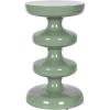 imageKate and Laurel Fondi Modern Metal Round Side Table 12 x 12 x 21 Green Dorm Living Room Stacked Bubble End Table for Use as Bedroom Nightstand or Outdoor Patio Decor OptionGreen