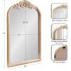 imageKate and Laurel Arendahl Traditional Wood Arch Wall MirrorNatural