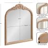 imageKate and Laurel Arendahl Traditional Wood Arch Wall MirrorNatural