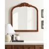 imageKate and Laurel Arendahl Traditional Wood Arch Wall MirrorWalnut Brown
