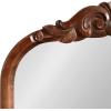 imageKate and Laurel Arendahl Traditional Wood Arch Wall MirrorWalnut Brown