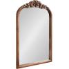 imageKate and Laurel Arendahl Traditional Wood Arch Wall MirrorWalnut Brown