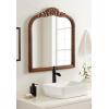 imageKate and Laurel Arendahl Traditional Wood Arch Wall MirrorWalnut Brown
