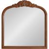 imageKate and Laurel Arendahl Traditional Wood Arch Wall MirrorWalnut Brown