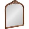 imageKate and Laurel Arendahl Traditional Wood Arch Wall MirrorWalnut Brown